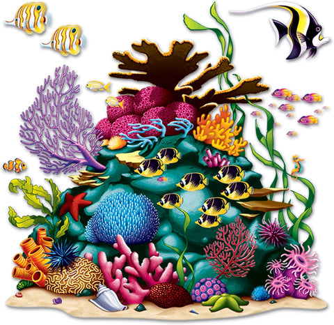 Coral Reef Vinyl Wall Decoration