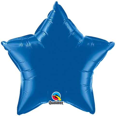 20 Inch Dark Blue Star Foil Balloon