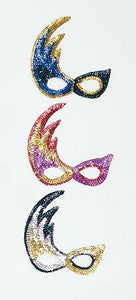 Flame Sequin Eye Mask - 3 Colours