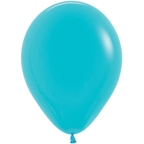 Fashion Caribbean Blue Latex Balloons
