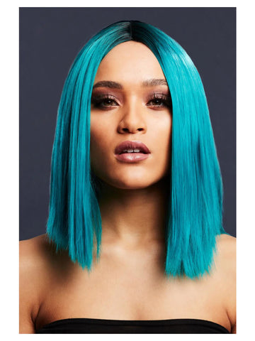 Fever Kylie Two-Tone Teal Wig