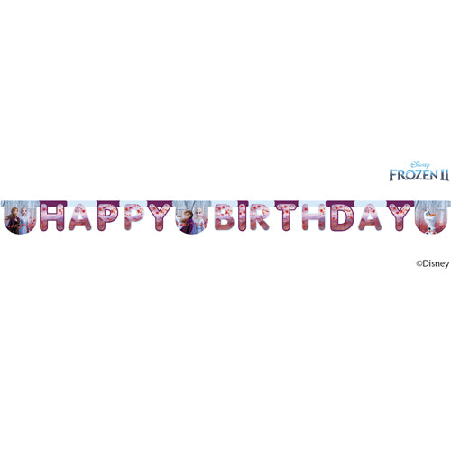 Frozen 2 Happy Birthday Paper Letter Banner