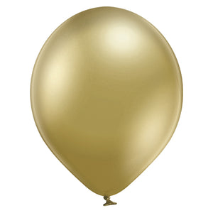 Glossy Gold Latex Balloons