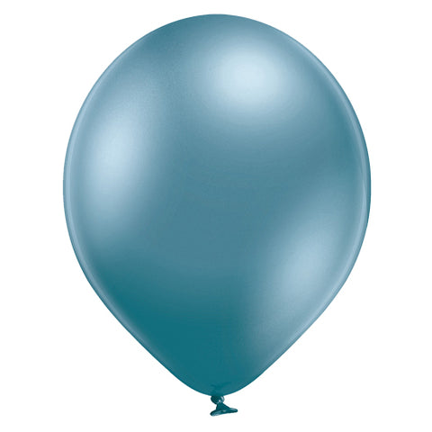 Glossy Blue Latex Balloons