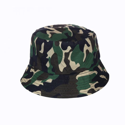 Green Cammo Bucket Hat