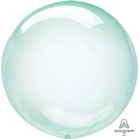 18 Inch Green Crystal Clearz Balloon