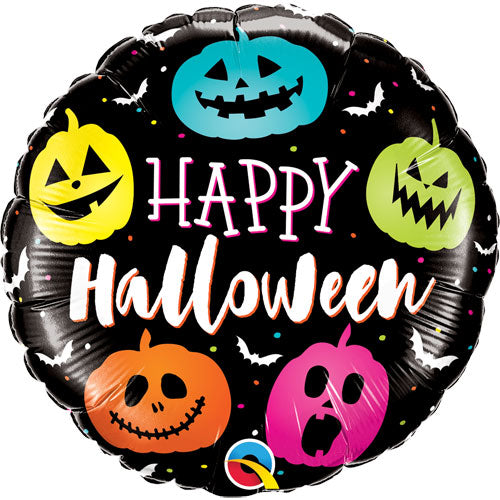 18 inch Halloween Jack Faces Foil Balloon