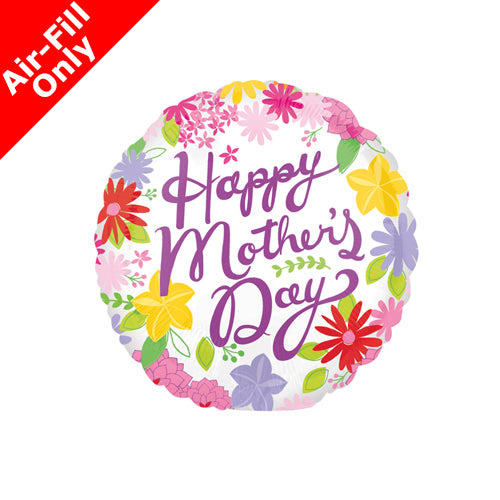 Happy Mother's Day Cheerful Balloon on Stick