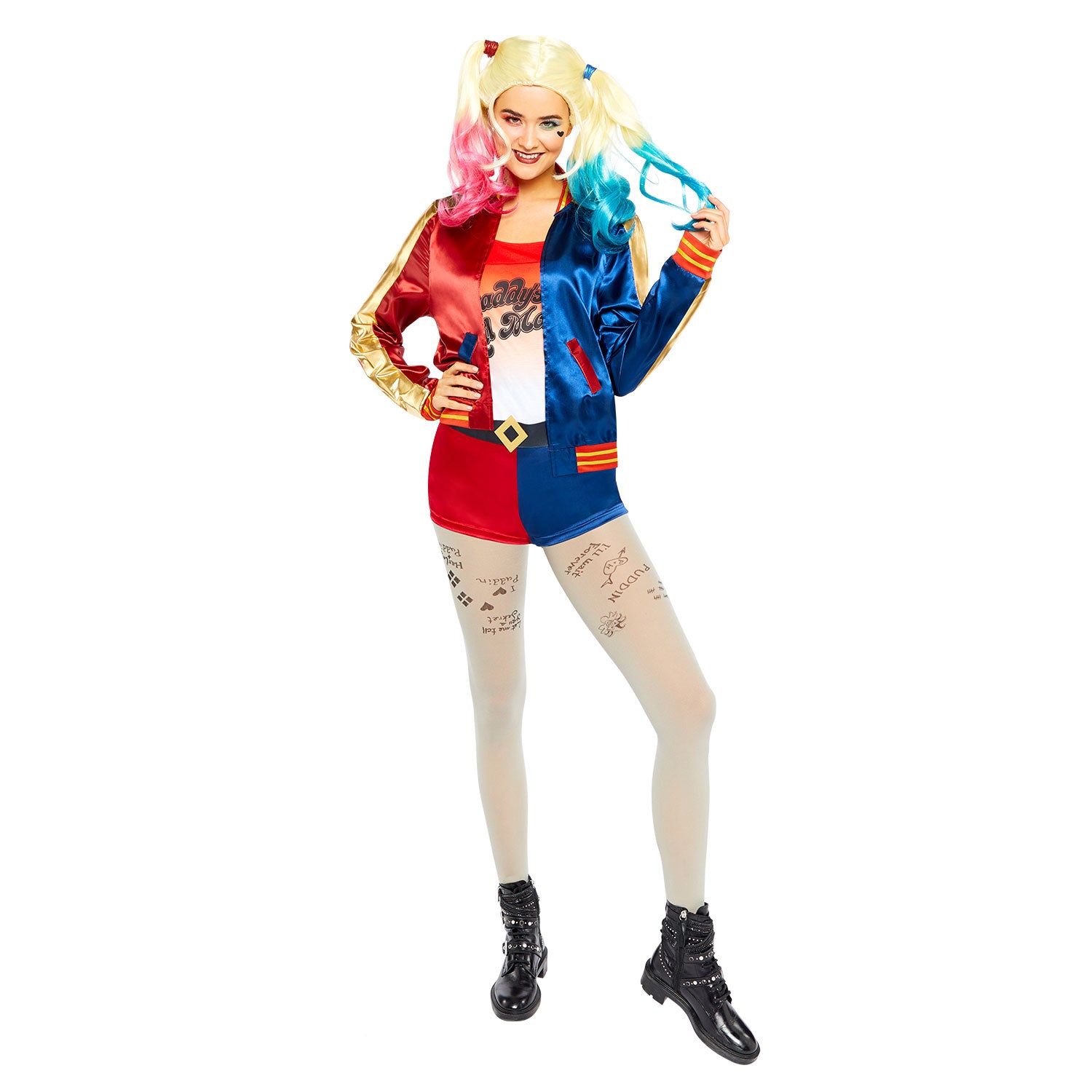 Harley quinn costume adults shop uk