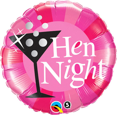 18 Inch Hen Party Cocktail Foil Balloon