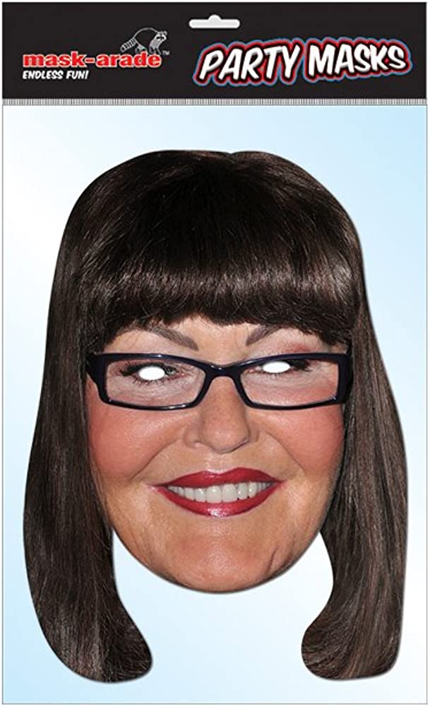 Hilary Devey Card Mask