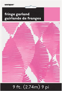Pink Fringe Garland