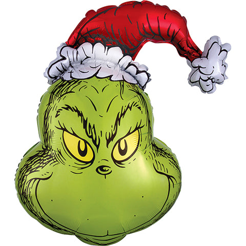 29 Inch How the Grinch Stole Christmas Supershape Foil Balloon