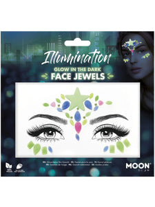 Moon Glow Illumination Face Jewels