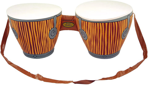 Brown Inflatable Bongo Drums