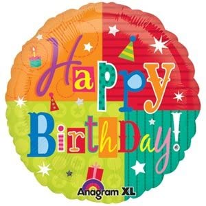 Jumbo 32 Inch Foil Happy Birthday Balloon