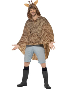 Unisex Giraffe Party Poncho