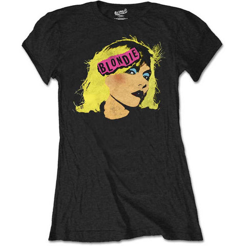 Ladies Blondie Punk Logo T-Shirt