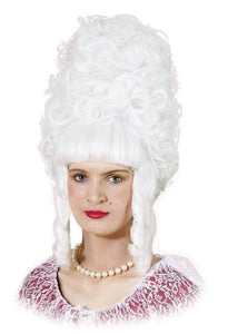 Lady Pompadour Wig White