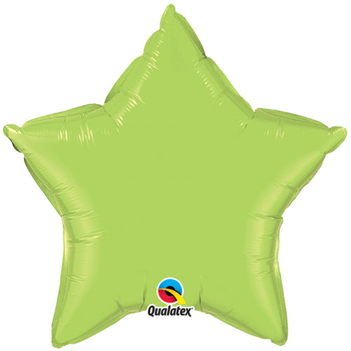 20 Inch Lime Green Star Foil Balloon