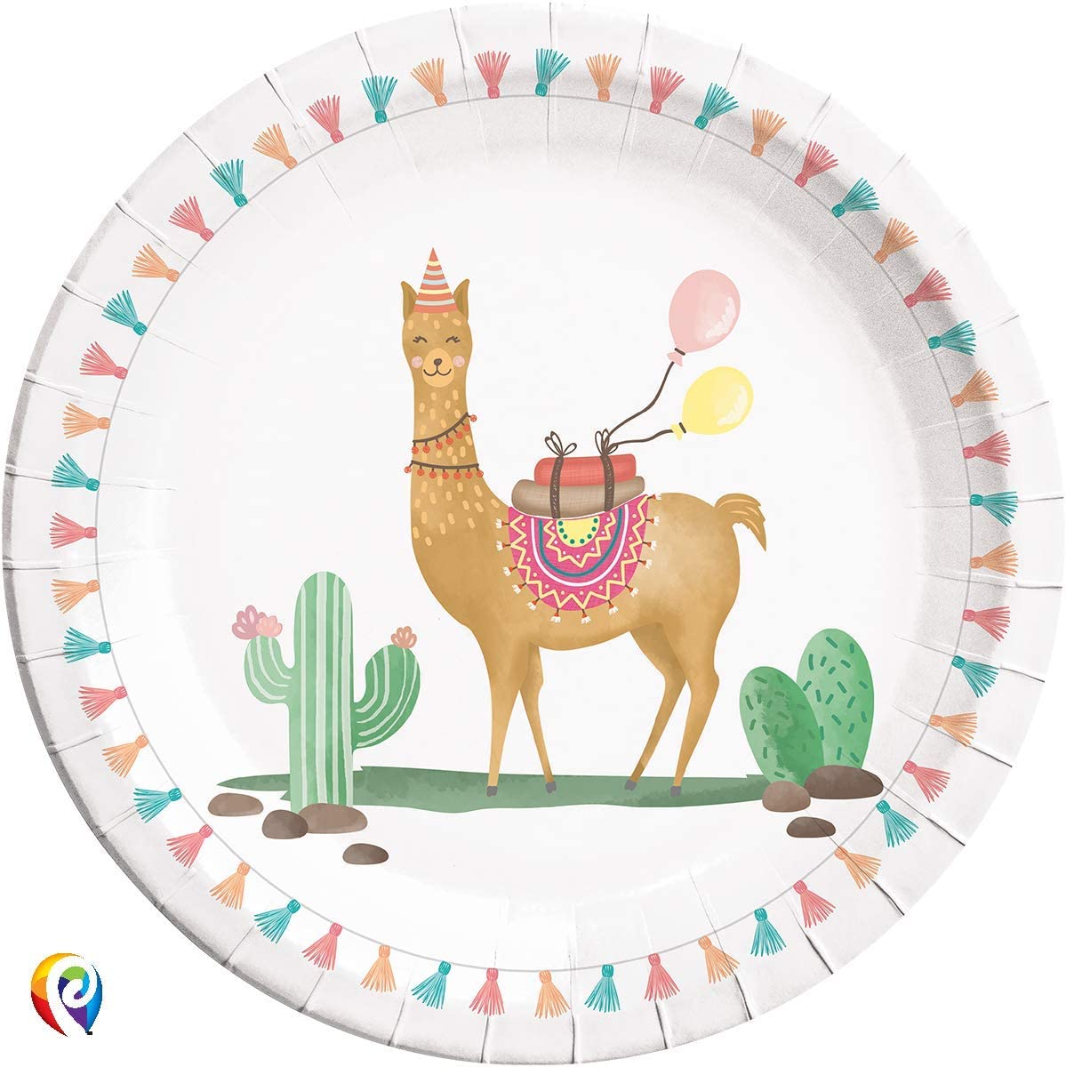 Llama Paper Plates