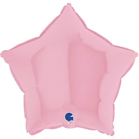 18 Inch Matte Pink Star Foil Balloon
