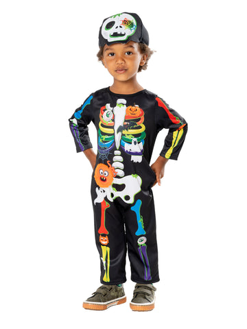 Mini Bones Toddler Skeleton Costume