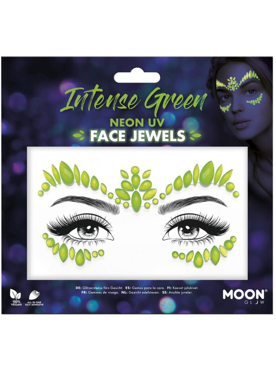 Moon Glow Intense Green Face Jewels