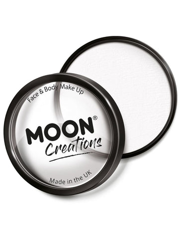 Moon Creations White Pro Face Paint Cake Pot