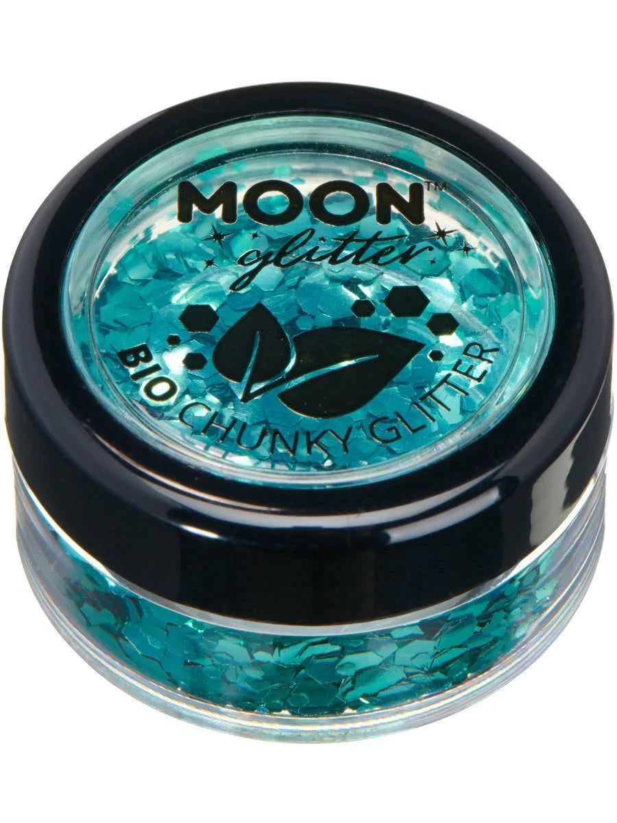 Turquoise Moon Glitter Bio Chunky Glitter