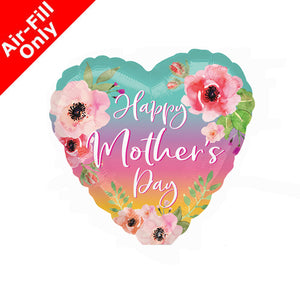 Mother's Day Ombre Flowers Balloon on Stick