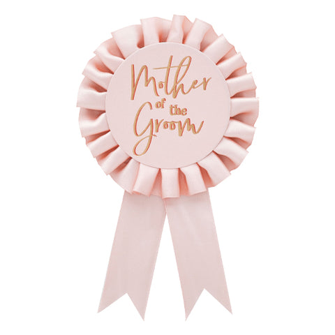 Blush Pink Mother of the Groom Rosette