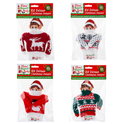 Elves Behavin' Badly Assorted Christmas Jumper