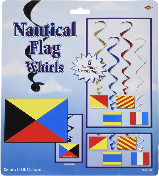 Nautical Flag Whirls