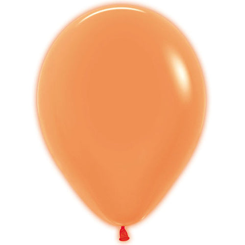 Neon Orange Latex Balloons