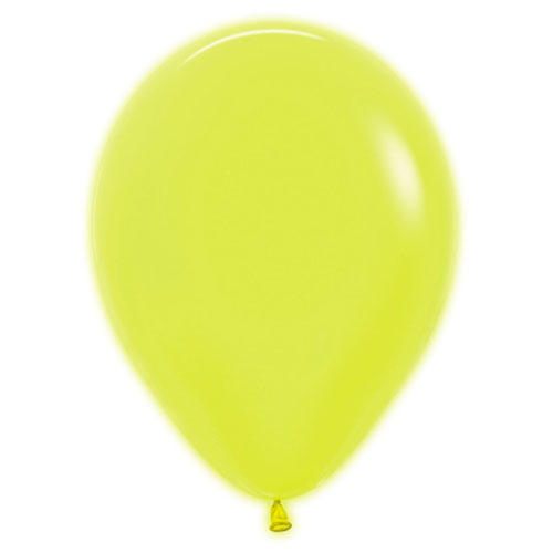 Neon Yellow Latex Balloons