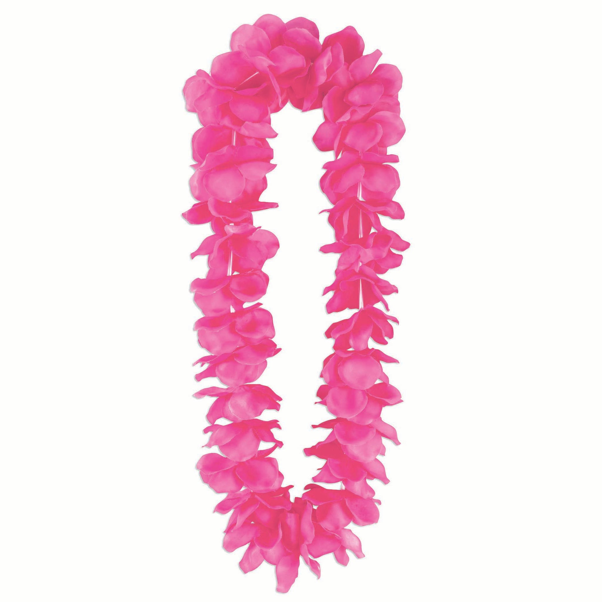 Fluorescent Pink Hawaiian Lei