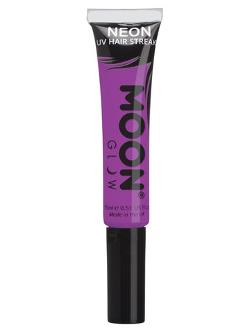 Moon Glow Neon Purple UV Hair Streaks