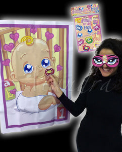 Pin The Dummy on the Baby Game