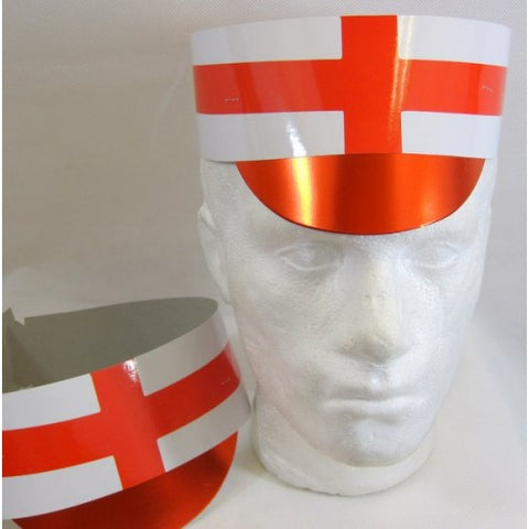 Pack of Five England Card Peaked Hats