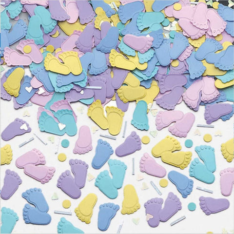 Pastel Baby Shower Table Confetti