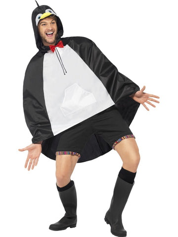 Unisex Penguin Party Poncho