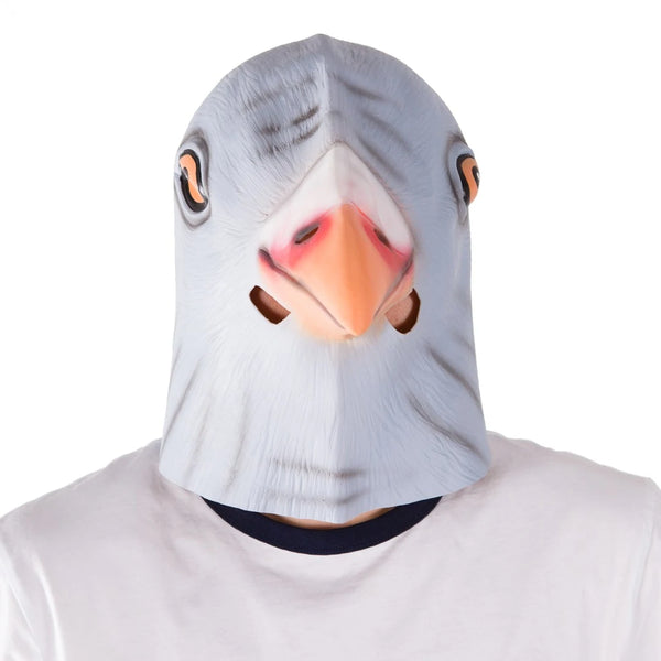 Latex Pigeon Overhead Mask
