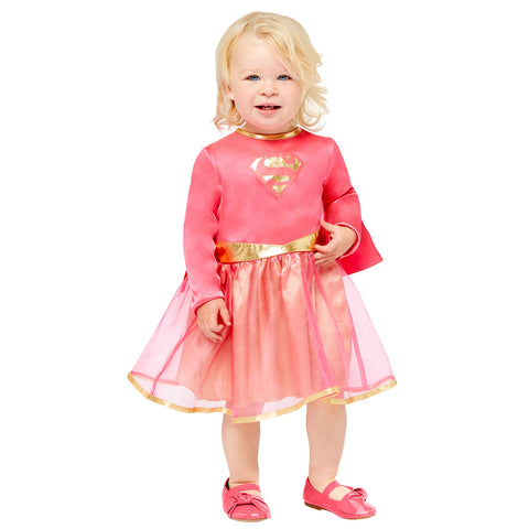 Pink Supergirl Toddler Costume