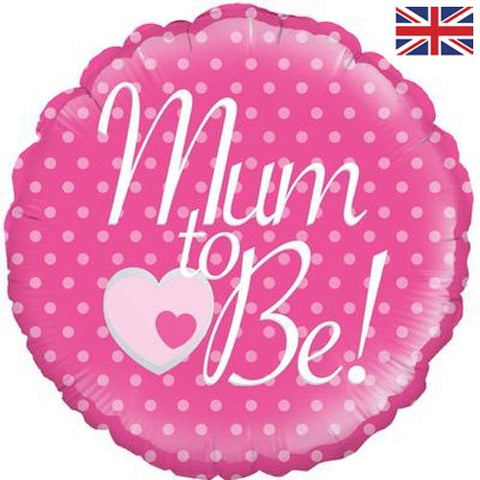 18 Inch Mum to Be Pink Foil Balloon