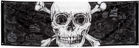 Skull & Crossbones Pirate Banner