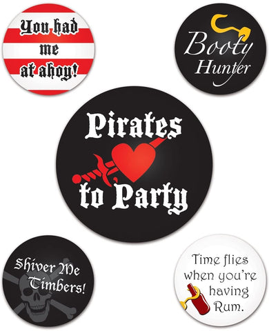 Pirate Badge Set