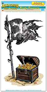 Pirate Treasure Peel & Place Pirate Wall Decoration Set