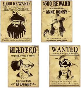 Pirate Wanted Poster Decoration