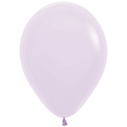 Pastel Matte Lilac Latex Balloons